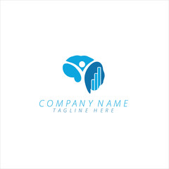 Simple Analytic Logo designs template, Business Insight logo
