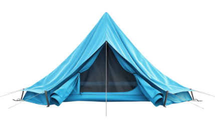 Blue tent