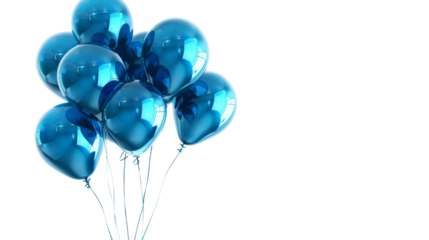 Blue balloons