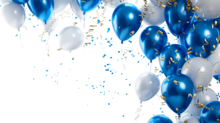 Blue balloons