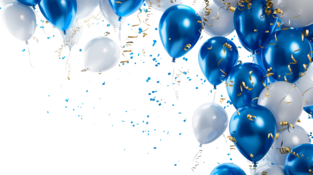 Blue balloons