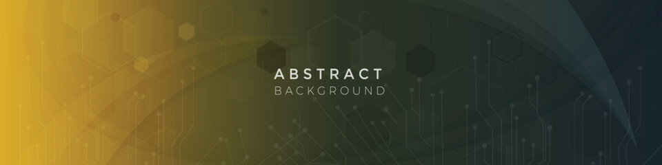 Flat Modern Linkedin social media cover template with gradation Abstract template