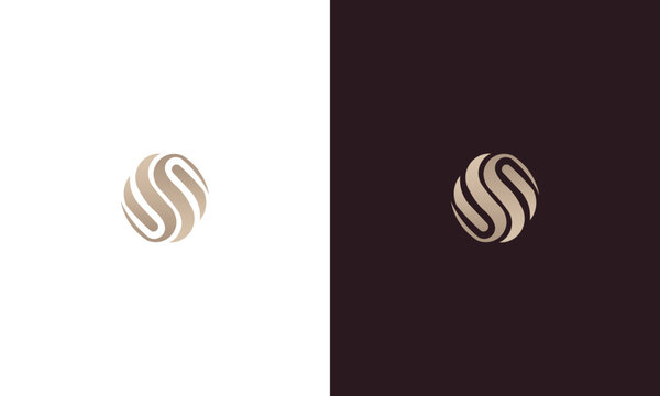  letter s abstract monogram logo design vector
