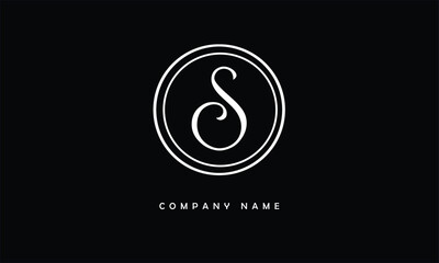 S, S Abstract Letters Logo Monogram