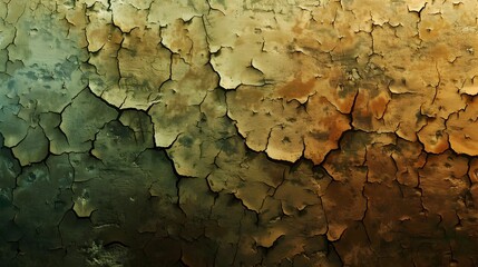 Obraz premium Earthy Gradient Abstract Textural Background with Cracked Weathered Grunge Clay or Stone Surface