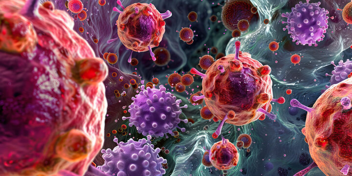 Inflammatory Response in Bacterial Infections: High-resolution view of immune cells and cytokine signaling pathways activated during bacterial infections, leading to inflammation