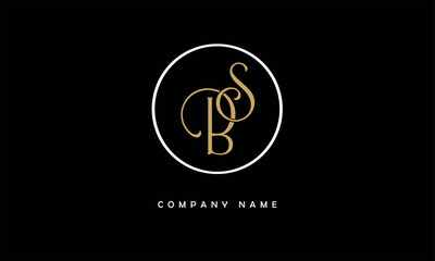 BS, SB, B, S Abstract Letters Logo Monogram