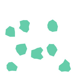 An abstract transparent boho grunge shape pattern design element.