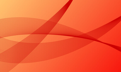 orange yellow lines wave curves with smooth gradient abstract background