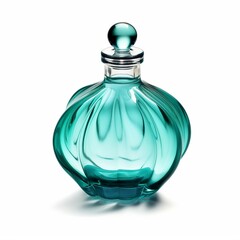 bottle of perfume isolated on white