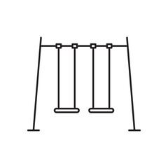 Double Swing icon design, isolated on white background, vector illustration