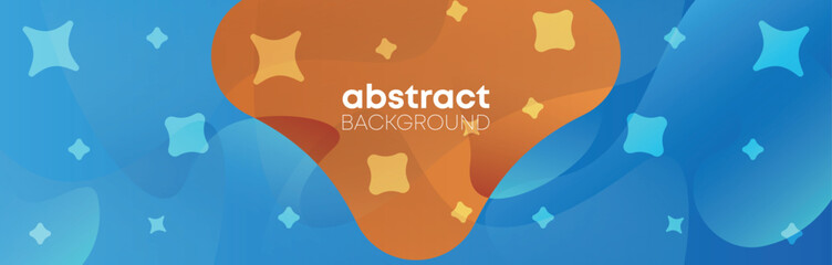 Abstract website banner background for digital marketing and branding. Social media horizontal business promotion banner with geometric shape backdrop for internet ads, web, header, and landing page