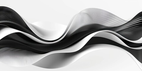 Black and white background. Modern Minimalist Corporate Banners with Elegant Black and White Designs - Generativ AI