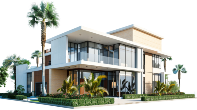 House villa , modern house, architecture