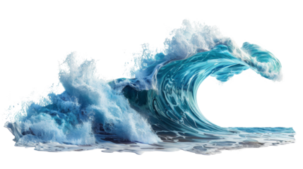 Ocean blue wave