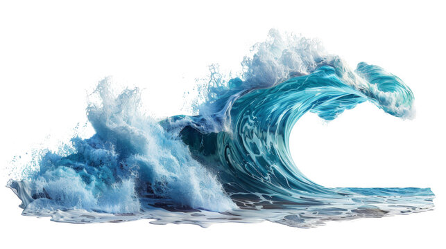 Ocean blue wave