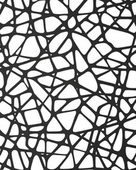 neuron pattern, black lines on white background