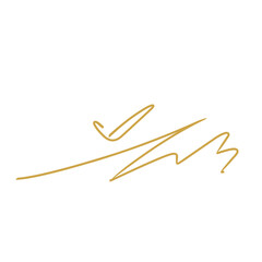 Hand drawn signature 