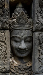 Obraz premium Borobudur Indonesia allows you to see every detail_010