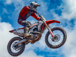Trial motocross competition