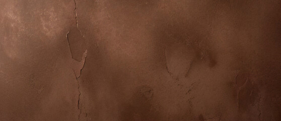 Fototapeta premium dunkelbraun gefärbter Grunge-Hintergrund oder Textur