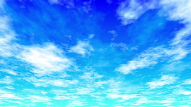 青空と流れる雲