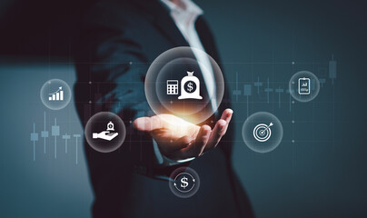 Budget and financial planning concepts Calculate the company's income and expenses. Business and...