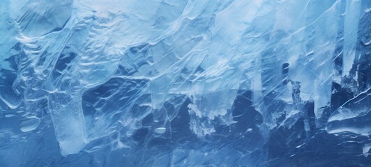 Obraz premium Expressive Ice Texture: A High Fidelity Abstract Artwork for Winter-Themed Designs