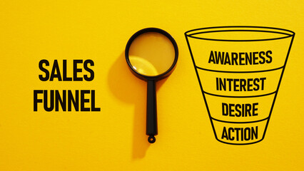 Marketing Sales Funnel is shown by stages in the process of converting the leads and prospects into...