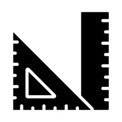 Rectangular scale with ruler, icon of stationery 

