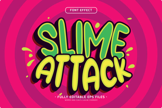 fun and vibrant color text effect inspired by novelty toys logo design