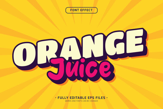 a simple modern and minimalist text effect with editable vector file