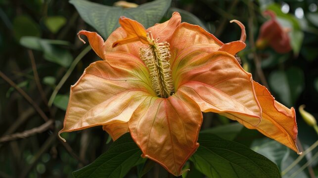 Solandra maxima bloom in its entirety