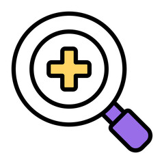 Fototapeta premium A unique design icon of zoom in