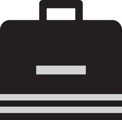 Business Briefcase Icon Vector