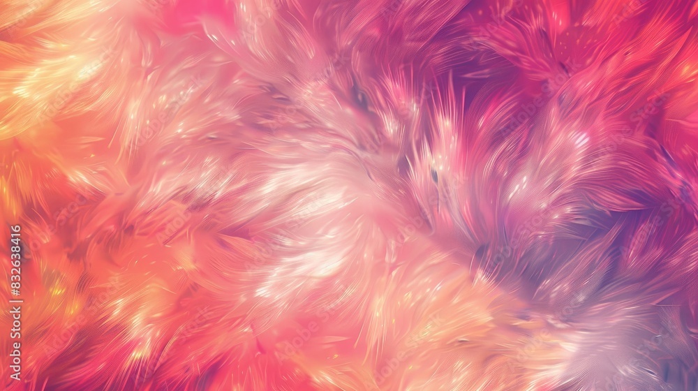 Aufkleber seamless fractal patterns with fuzzy background graphics