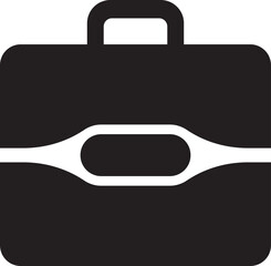 Business Briefcase Icon Vector