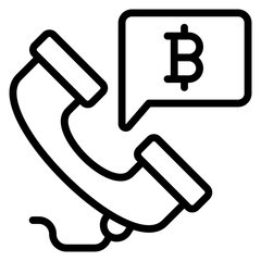 A beautiful design icon of business call

