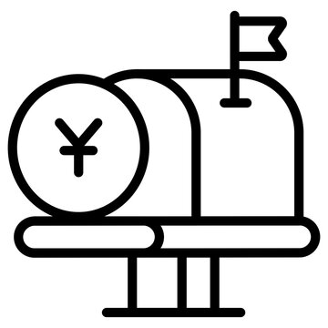 Perfect design icon of letterbox

