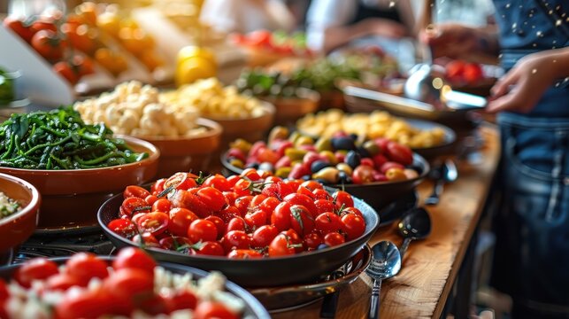 Feast of Flavors: A Bountiful Table Spread