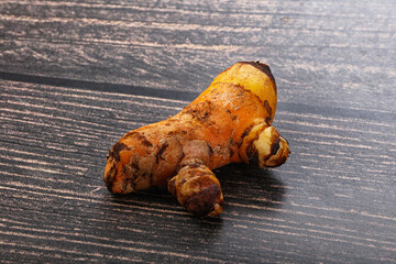 Fresh curcuma root for cooking