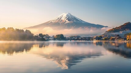 A mountain landscape
