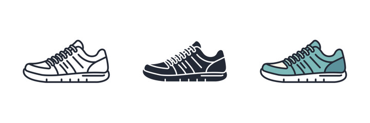 Shoe Icon theme symbol vector illustration isolated on white background