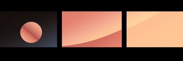 Three different images of a planet with a different background. The first image has a dark background and the planet is in the center