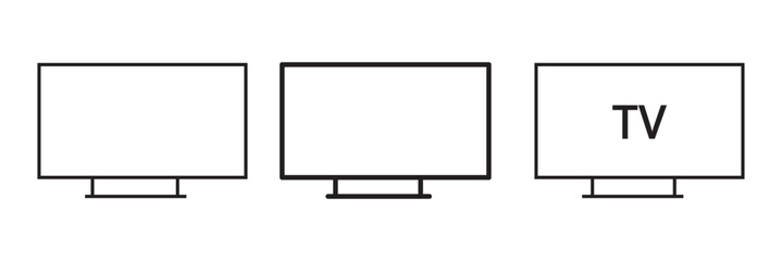 television icon vector