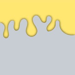 Abstract background in cut paper style. Wavy template, business presentations. Vector card illustration of papercut background. Eps 10