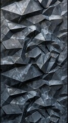 Abstract geometric black polygonal texture