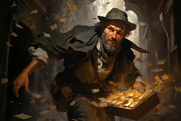 A cunning and agile thief, adept at bypassing traps and pilfering valuable treasures. - Generative AI