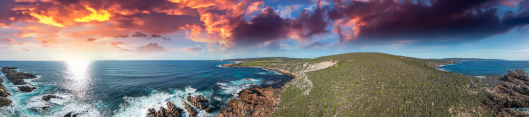 Aerial view of Canal Rocks coastline, Yellingup, Margaret River Region