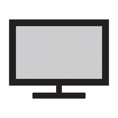 TV vector icons set. Television icon